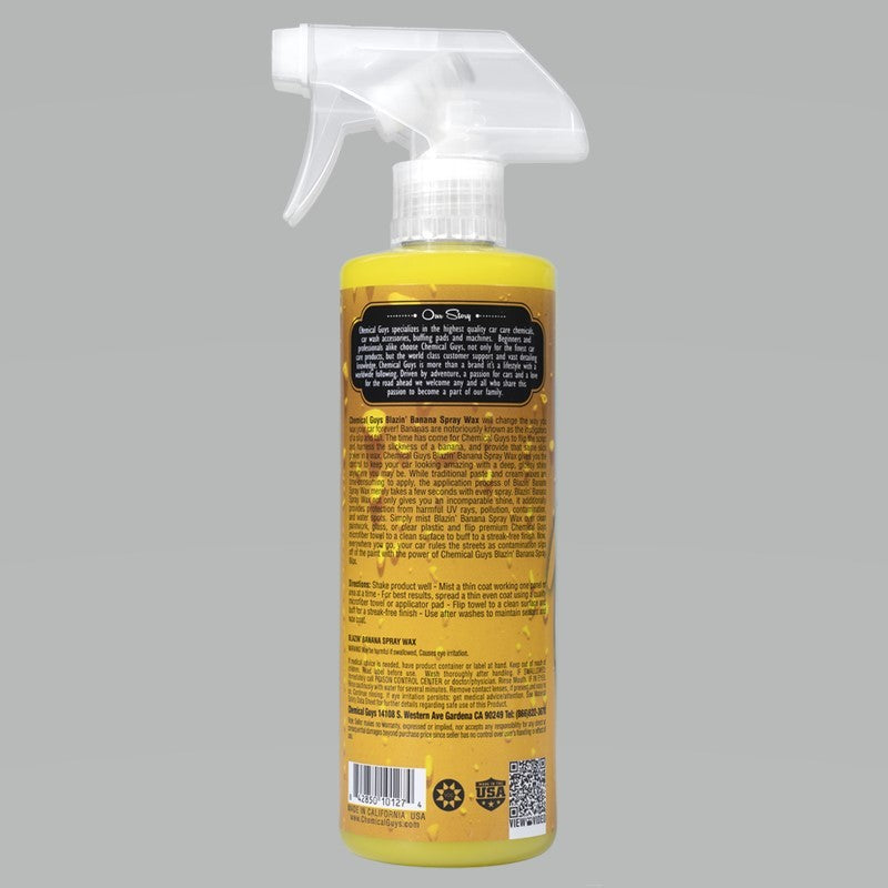 Chemical Guys Blazin Banana Carnauba Spray Wax - 16oz Chemical Guys Car Waxes  AXOPROS