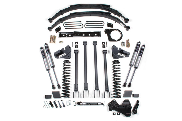 6 Inch Lift Kit - 4-Link Conversion - Ford F250/F350 Super Duty (17-19) 4WD - Diesel BDS Suspension Suspension Lift Kit  AXOPROS