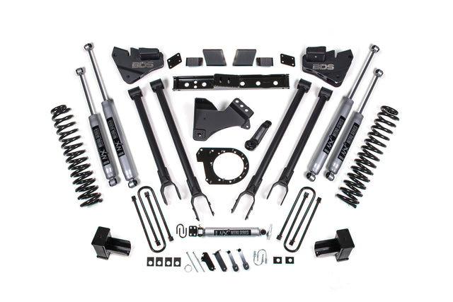 6 Inch Lift Kit - 4-Link Conversion - Ford F250/F350 Super Duty (17-19) 4WD - Diesel BDS Suspension Suspension Lift Kit  AXOPROS