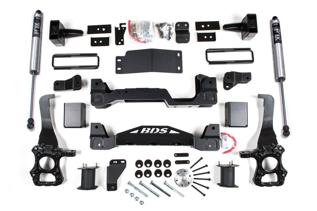 6 Inch Lift Kit - Ford F150 (15-20) 4WD BDS Suspension Suspension Lift Kit  AXOPROS