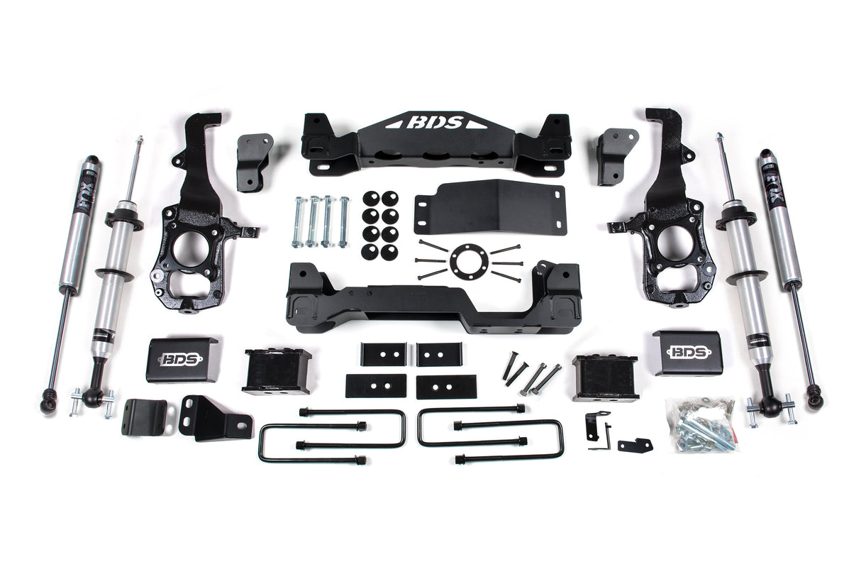 6 Inch Lift Kit - FOX 2.0 Strut - Ford F150 (21-24) 4WD BDS Suspension Suspension Lift Kit  AXOPROS