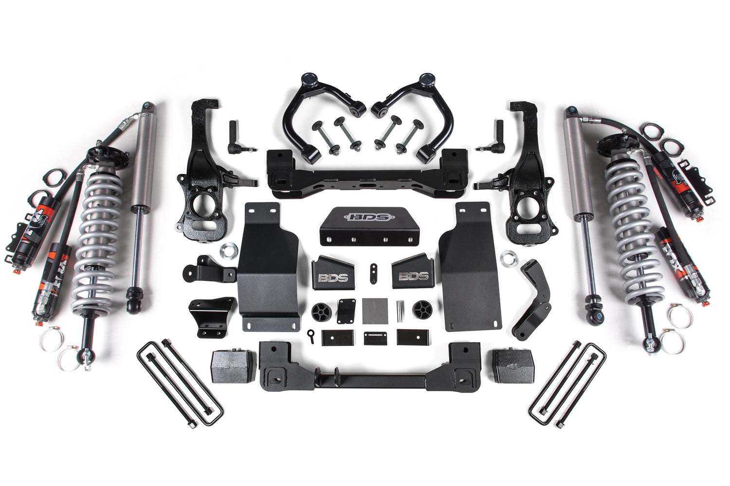6 Inch Lift Kit - FOX 2.5 Performance Elite Coil-Over - Chevy Silverado Or GMC Sierra 1500 (20-24) 4WD - Diesel BDS Suspension Suspension Lift Kit  AXOPROS