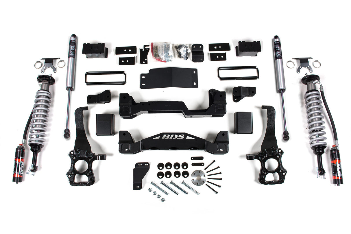 6 Inch Lift Kit - FOX 2.5 Performance Elite Coil-Over - Ford F150 (15-20) 4WD BDS Suspension Suspension Lift Kit  AXOPROS