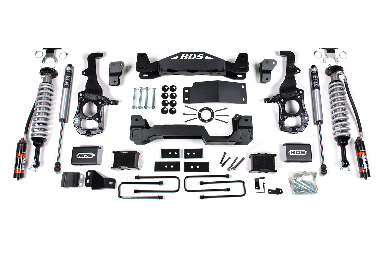 6 Inch Lift Kit - FOX 2.5 Performance Elite Coil-Over - Ford F150 (21-24) 4WD BDS Suspension Suspension Lift Kit  AXOPROS