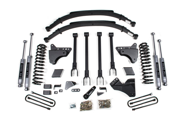 6 Inch Lift Kit W/ 4-Link - Ford F250/F350 Super Duty (08-10) 4WD - Diesel BDS Suspension Suspension Lift Kit  AXOPROS