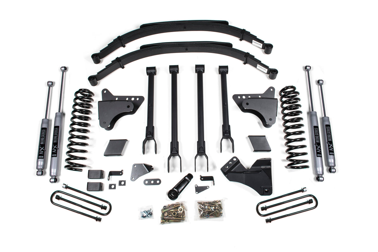 6 Inch Lift Kit W/ 4-Link - Ford F250/F350 Super Duty (08-10) 4WD - Gas BDS Suspension Suspension Lift Kit  AXOPROS