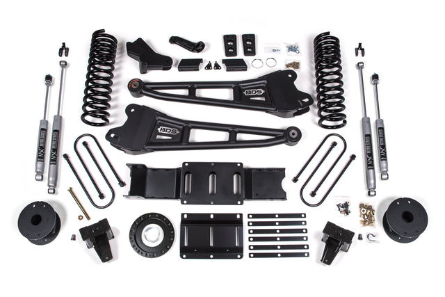 6 Inch Lift Kit W/ Radius Arm - Ram 3500 W/ Rear Air Ride (19-24) 4WD - Diesel BDS Suspension Suspension Lift Kit  AXOPROS