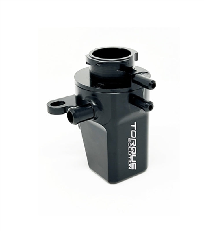 Torque Solution Coolant Expansion Tank: Subaru WRX 02-07 / STI 04-22 / Forester XT 04-08 - Black Torque Solution Coolant Reservoirs  AXOPROS