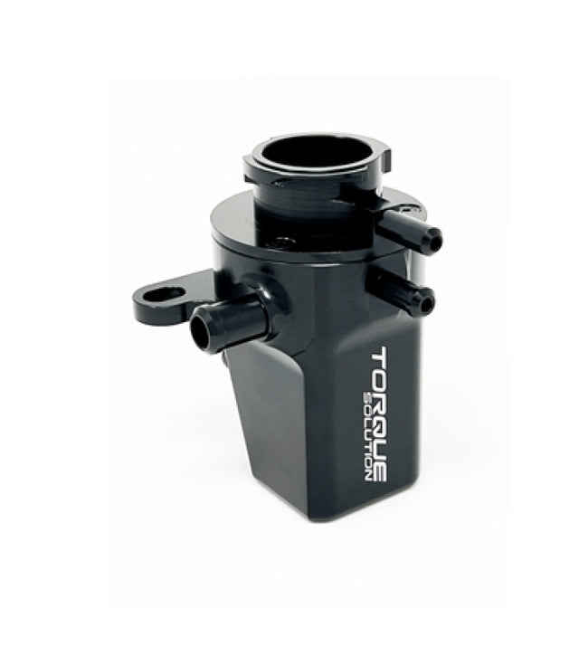Torque Solution Coolant Expansion Tank: Subaru WRX 02-07 / STI 04-22 / Forester XT 04-08 - Black Torque Solution Coolant Reservoirs  AXOPROS