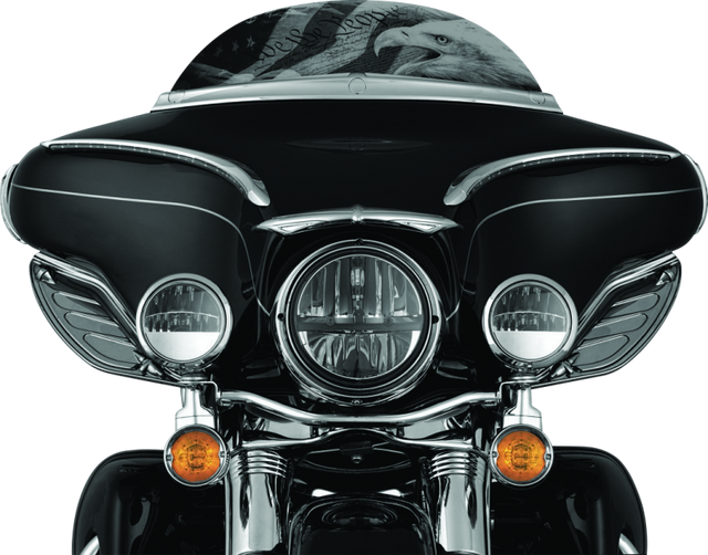 Kuryakyn Dragon Wing Air Deflectors Dark Smoke Kuryakyn Wind Deflectors  AXOPROS