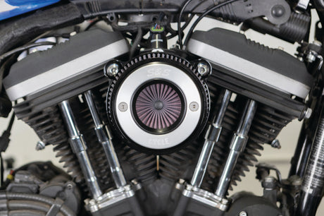 S&S Cycle S&S Cycle 2007+ XL Models Stealth Air Stinger Kit w/ S&S Ring Air Intake Components aftermarket performance part