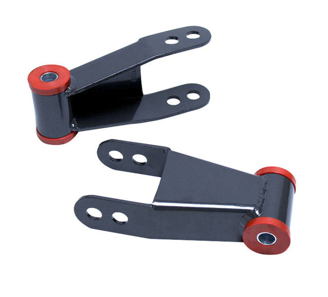 MaxTrac 97-03 Ford F-150 2WD/4WD 2in Rear Lowering Shackles Maxtrac Shackle Kits  AXOPROS