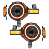 Oracle 2021+ Ford Bronco Oculus  Bi-LED Projector Headlights - Amber/White Switchback ORACLE Lighting Headlights  AXOPROS