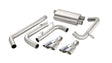 Corsa 1998-2002 Chevrolet Camaro Convertible Z28 5.7L V8 LS1 Polished Sport Cat-Back Exhaust CORSA Performance Catback  AXOPROS