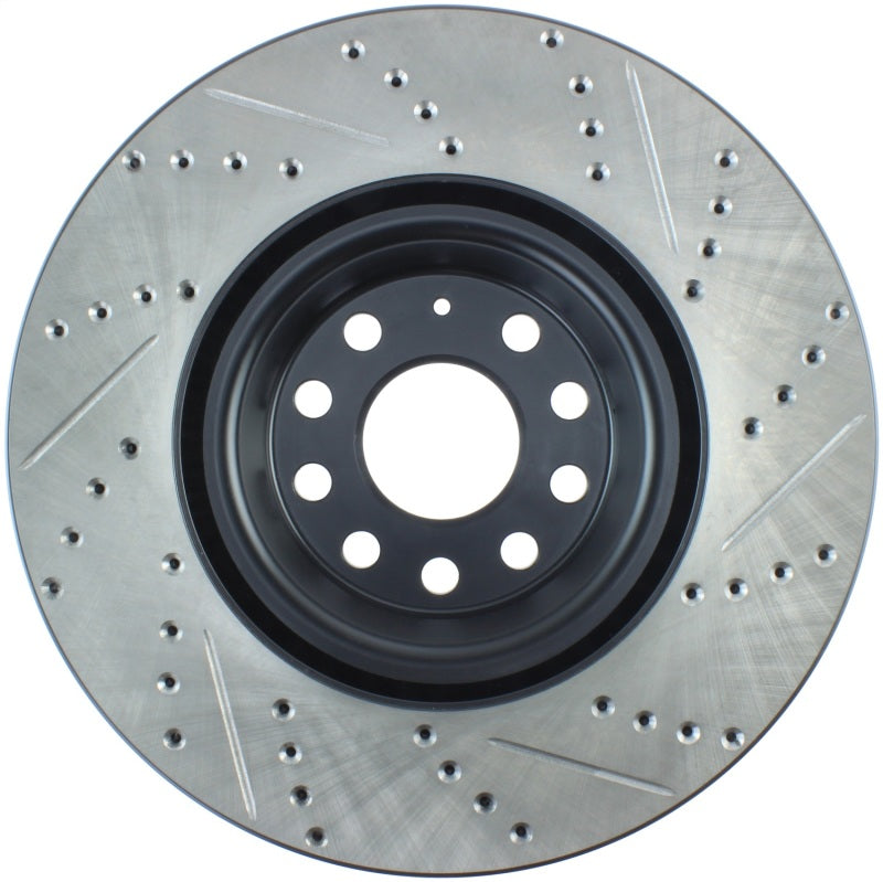 StopTech Slotted & Drilled Sport Brake Rotor Stoptech Brake Rotors - Slot & Drilled  AXOPROS