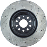 StopTech Slotted & Drilled Sport Brake Rotor Stoptech Brake Rotors - Slot & Drilled  AXOPROS