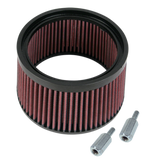 S&S Cycle 1in Taller Pleated Stealth Air Filter Kit S&S Cycle Air Filters - Direct Fit  AXOPROS