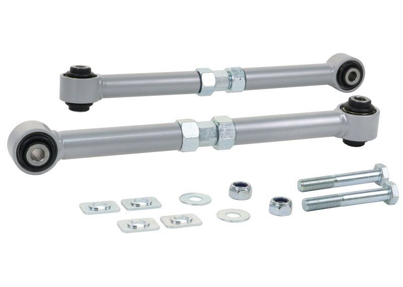 Whiteline 07+ Lancer EVO X (excl Ralliart) Rear Control Arm Adjust. Camber Whiteline Control Arms  AXOPROS