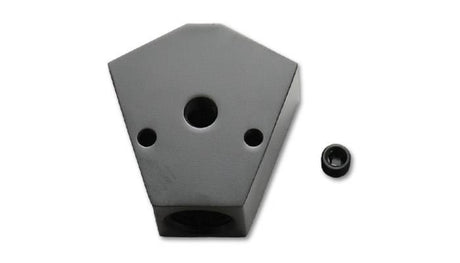 Vibrant Billet Aluminum Y-Block Fitting with 1/8in NPT Port - 1/2in NPT x 3/8in NPT x 3/8in NPT Vibrant Fittings  AXOPROS