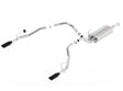 Borla 09-17 Ram 1500 5.7L V8 5in Single Tip Black Chrome Cat-Back Touring Exhaust Through Bumper Borla Catback  AXOPROS