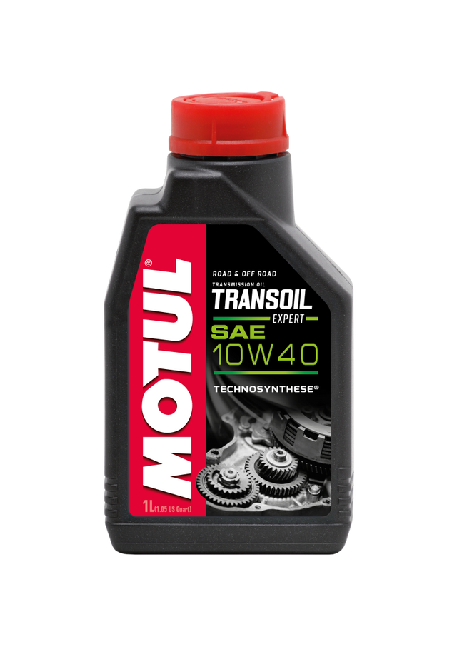 Motul 1L Powersport TRANSOIL Expert SAE 10W40 Technosynthese Fluid for Gearboxes Motul Gear Oils  AXOPROS