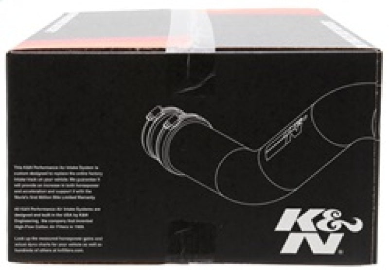 K&N Performance Intake Kit TYPHOON; HONDA FIT L4-1.5L, (SILVER) 07-08 K&N Engineering Cold Air Intakes  AXOPROS