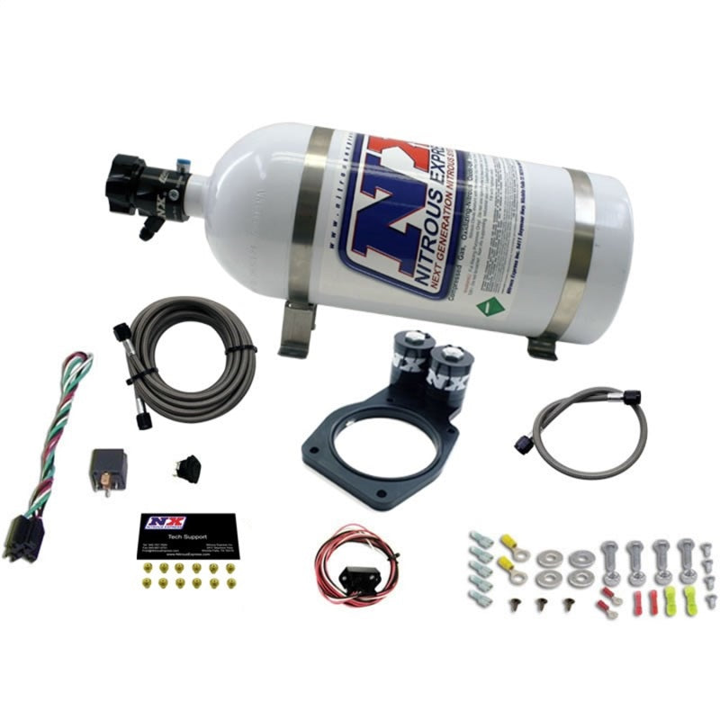 Nitrous Express Nitrous Express 10-15 Chevrolet Camaro Nitrous Plate Kit (50-150HP) w/10lb Bottle Nitrous Systems aftermarket performance part
