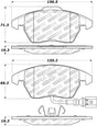 StopTech Street Select Brake Pads - Front Stoptech Brake Pads - OE  AXOPROS