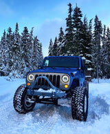 Oracle 07-18 Jeep Wrangler JK Switchback LED Halo Headlights - Amber/White - Switchback ORACLE Lighting Headlights  AXOPROS