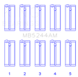 King Honda 91CI/1.5L D15A2/D15A3/D15B1/D15B2/D15B7/D15B8/D15Z1 Main Bearing Set - Size STD King Engine Bearings Bearings  AXOPROS