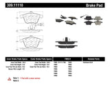 StopTech Performance 08-13 Audi TT Quattro / 12 VW Golf R Front Brake Pads Stoptech Brake Pads - Performance  AXOPROS