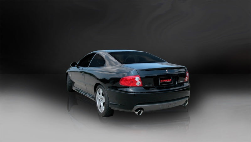 Corsa 2005-2006 Pontiac GTO 6.0L V8 2.5in Sport Cat-Back + XPipe Exhaust Polished Tips CORSA Performance Catback  AXOPROS
