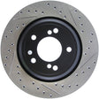 StopTech 00-03 BMW M5 (E39) Slotted & Drilled Left Rear Rotor Stoptech Brake Rotors - Slot & Drilled  AXOPROS