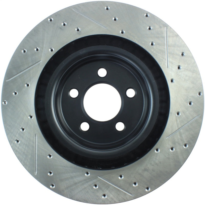 StopTech SportStop 06-09 Chrysler SRT-8 Front Right Drilled & Slotted Rotor Stoptech Brake Rotors - Slot & Drilled  AXOPROS
