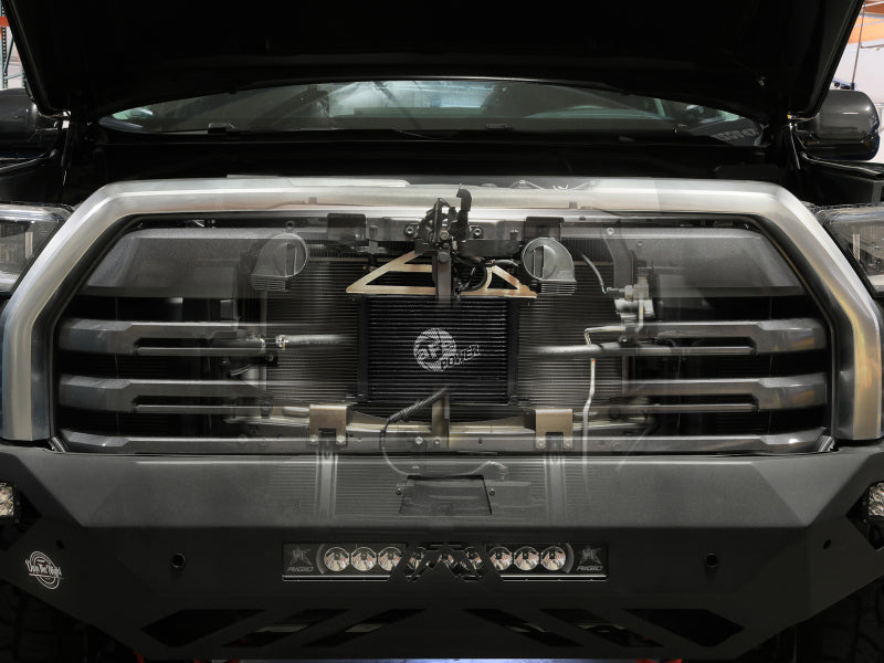 aFe 22-24 Toyota Tundra BladeRunner Transmission Oil Cooler Kit aFe Transmission Coolers  AXOPROS