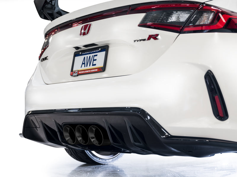 AWE Tuning 2023 Honda Civic Type R FL5 Touring Edition Exhaust w/ Triple Diamond Black Tips AWE Tuning Catback  AXOPROS