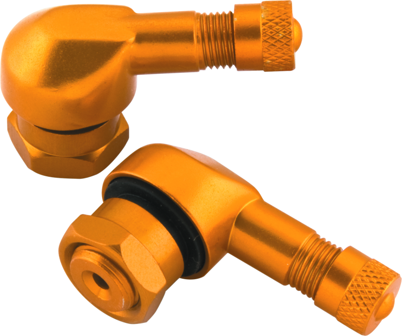 BikeMaster Valve Stem 2/Piece Pack Gold BikeMaster Valve Stems  AXOPROS