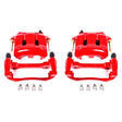 Power Stop 05-14 Ford Mustang Front Red Calipers w/Brackets - Pair PowerStop Brake Calipers - Perf  AXOPROS