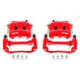 Power Stop 05-14 Ford Mustang Front Red Calipers w/Brackets - Pair PowerStop Brake Calipers - Perf  AXOPROS