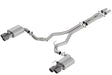 Borla 2018 Ford Mustang GT 5.0L AT/MT 3in Atak Catback Exhaust w/ Valves (Carbon Fiber Black Tip) Borla Catback  AXOPROS