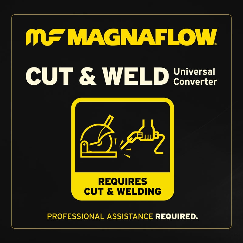Magnaflow MagnaFlow Conv Univ Mf 2.5 Catalytic Converter Universal aftermarket performance part
