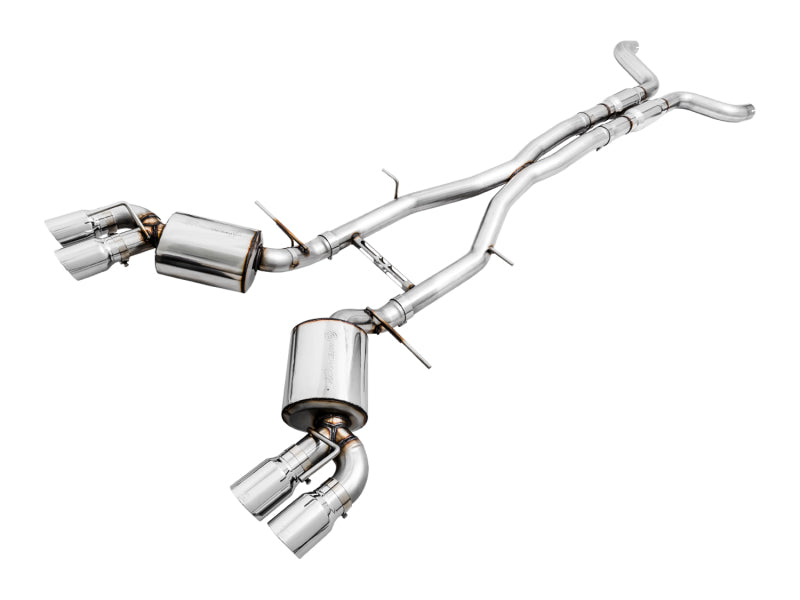 AWE Tuning 16-19 Chevy Camaro SS Res Cat-Back Exhaust -Touring Edition (Quad Chrome Silver Tips) AWE Tuning Catback  AXOPROS