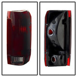 Xtune Ford Bronco F150 F250 F350 F450 92-96 OE Style Tail Lights Red Smoked ALT-JH-FB92-OE-RSM SPYDER Tail Lights  AXOPROS