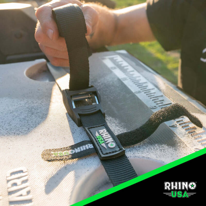 Rhino USA Lashing Straps 1In X 12Ft - Set Of 4 Rhino USA Tow Straps  AXOPROS