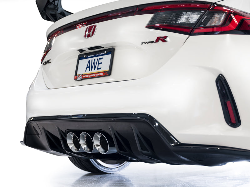 AWE Tuning 2023 Honda Civic Type R FL5 Track Edition Exhaust w/ Triple Chrome Silver Tips AWE Tuning Catback  AXOPROS