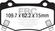 EBC 16+ Cadillac ATS-V 3.6 Twin Turbo Redstuff Rear Brake Pads EBC Brake Pads - Performance  AXOPROS