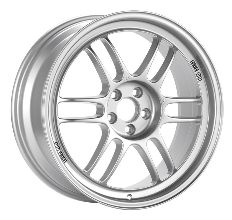 Enkei RPF1 17x7.5 5x114.3 48mm Offset 73mm Bore Silver Wheel RX8 / 06-10 Civic Si Enkei Wheels - Cast  AXOPROS