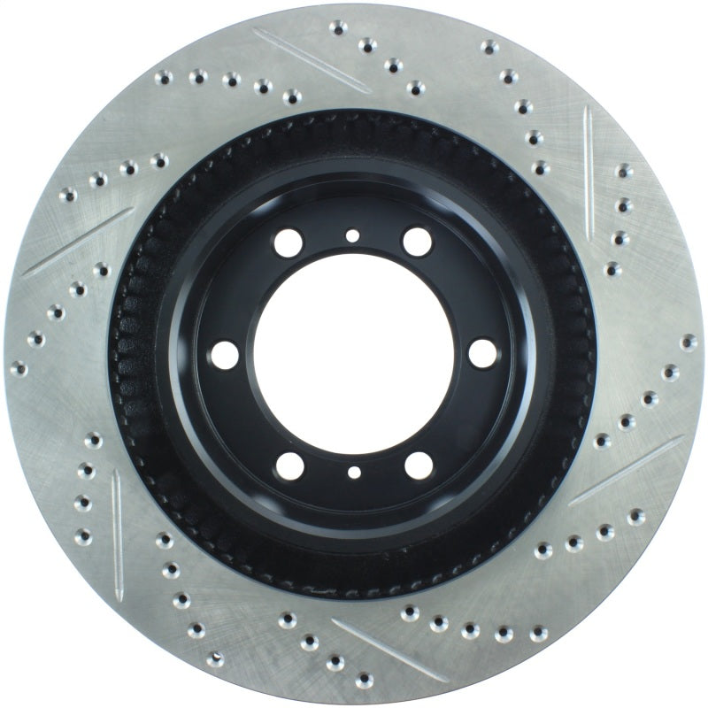 StopTech Slotted & Drilled Sport Brake Rotor Stoptech Brake Rotors - Slot & Drilled  AXOPROS