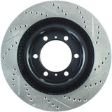 StopTech Slotted & Drilled Sport Brake Rotor Stoptech Brake Rotors - Slot & Drilled  AXOPROS