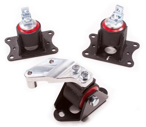 Innovative 04-08 Acura TSX K-Series Black Steel Mounts 85A Bushings Innovative Mounts Engine Mounts  AXOPROS